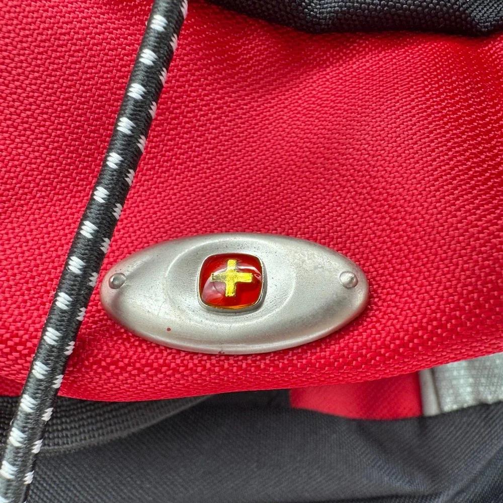 Wenger Swiss Gear Hiking Camping Travel Backpack Red‎ Gray Black